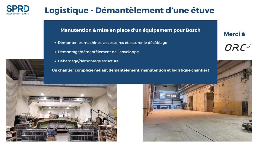 D&eacute;mant&egrave;lement d&rsquo;une &eacute;tuve chez ORC Catamarans &agrave; Lorient