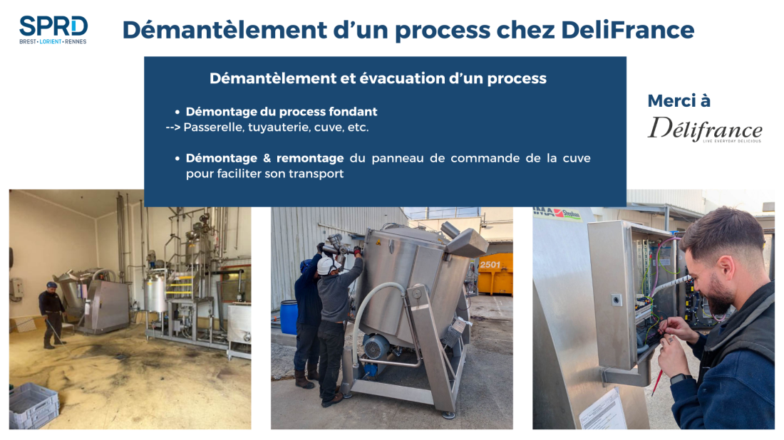 D&eacute;mant&egrave;lement d&rsquo;un process chez DeliFrance 